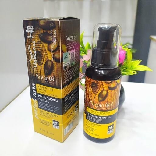 روغن مو آرگان حجم ۱۰۰ میلی لیتر بدون سولفات