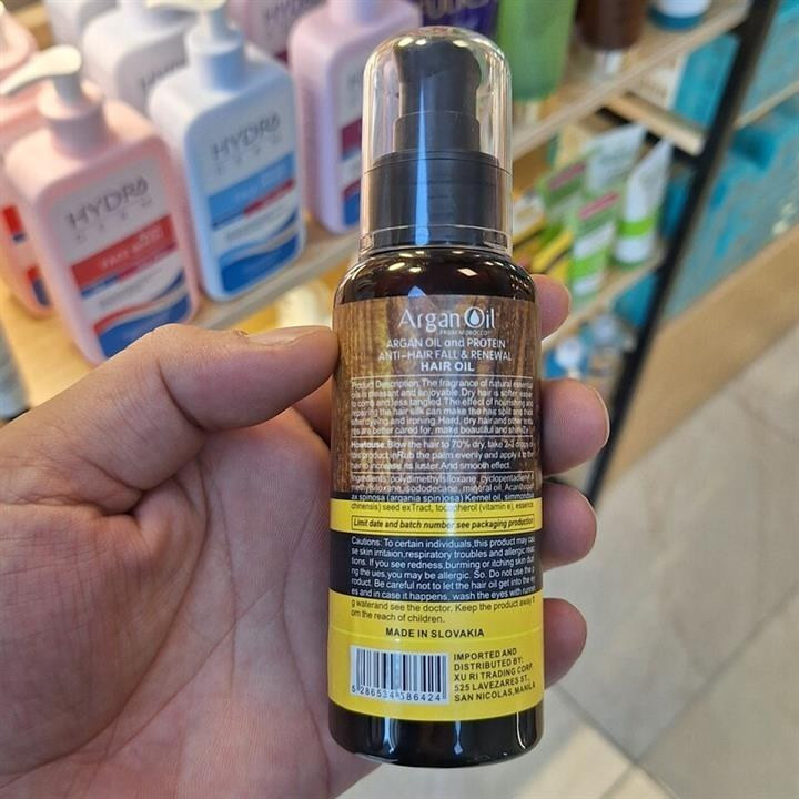 روغن مو آرگان حجم ۱۰۰ میلی لیتر بدون سولفات