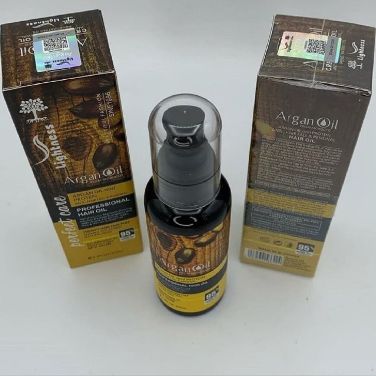 روغن مو آرگان حجم ۱۰۰ میلی لیتر بدون سولفات